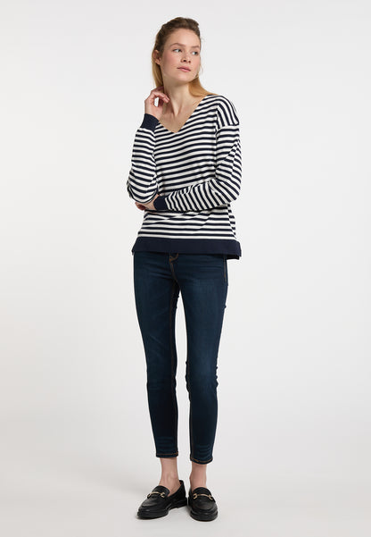 Dreimaster maritim damski sweter z dzianiny