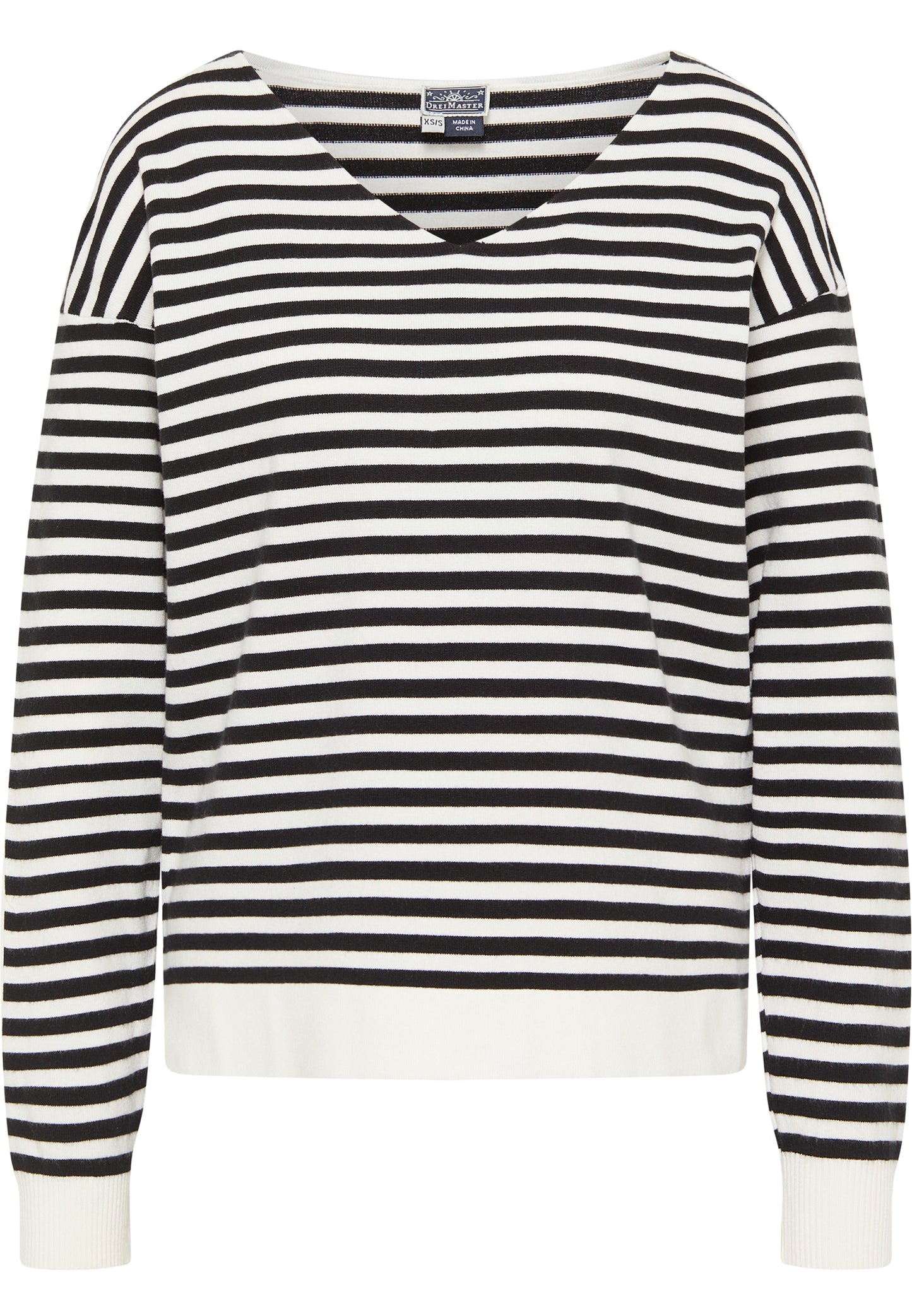 Dreimaster maritim damski sweter z dzianiny