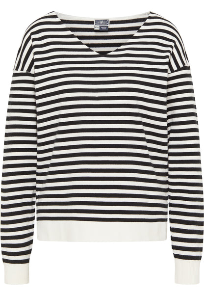 Dreimaster maritim damski sweter z dzianiny