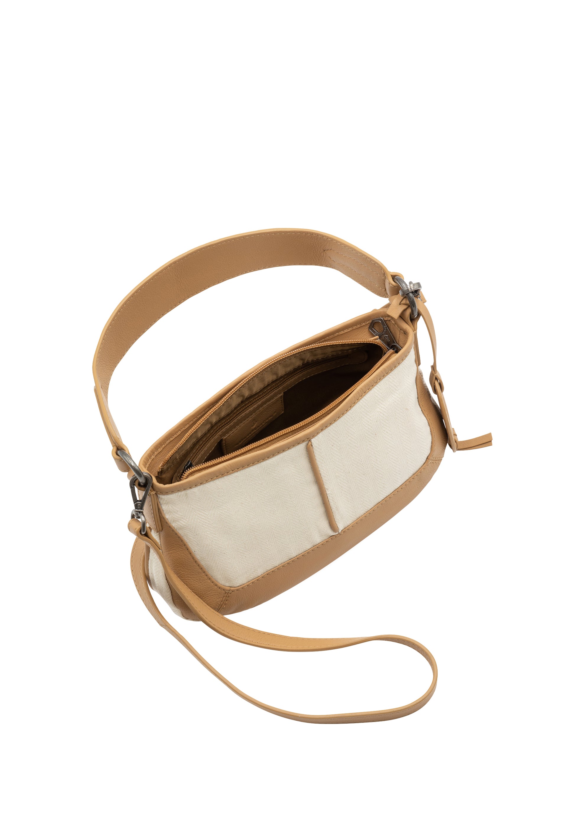 Dreimaster Maritim damska skórzana torba na ramię