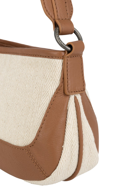 Dreimaster Maritim damska skórzana torba na ramię