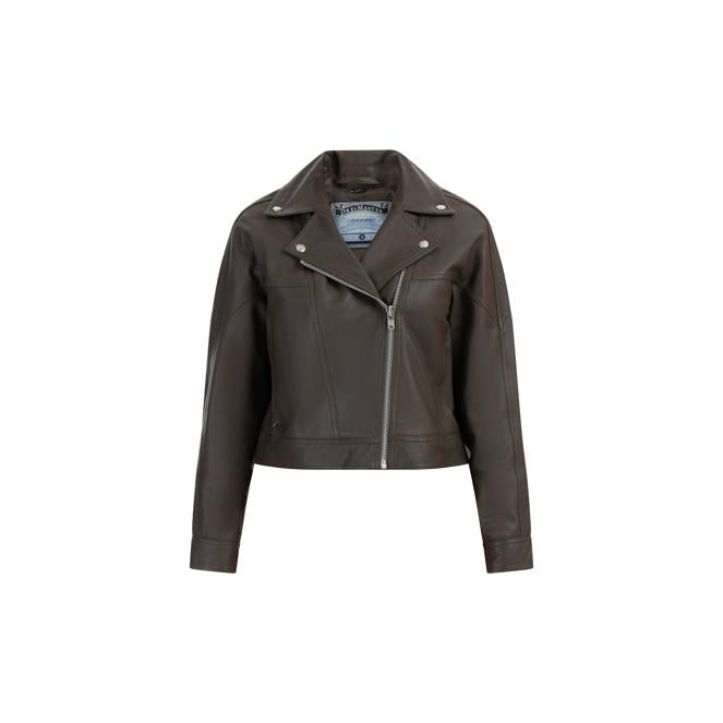 Lederjacke