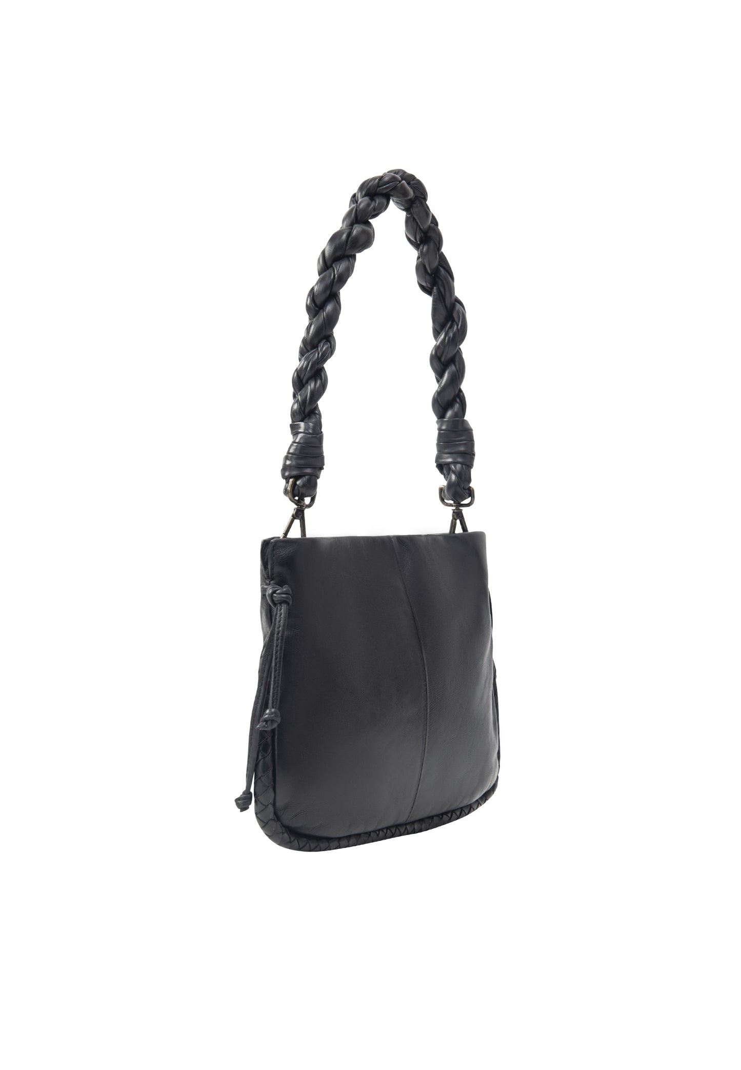 DreiMaster Vintage Women's Schultertasche aus Leder