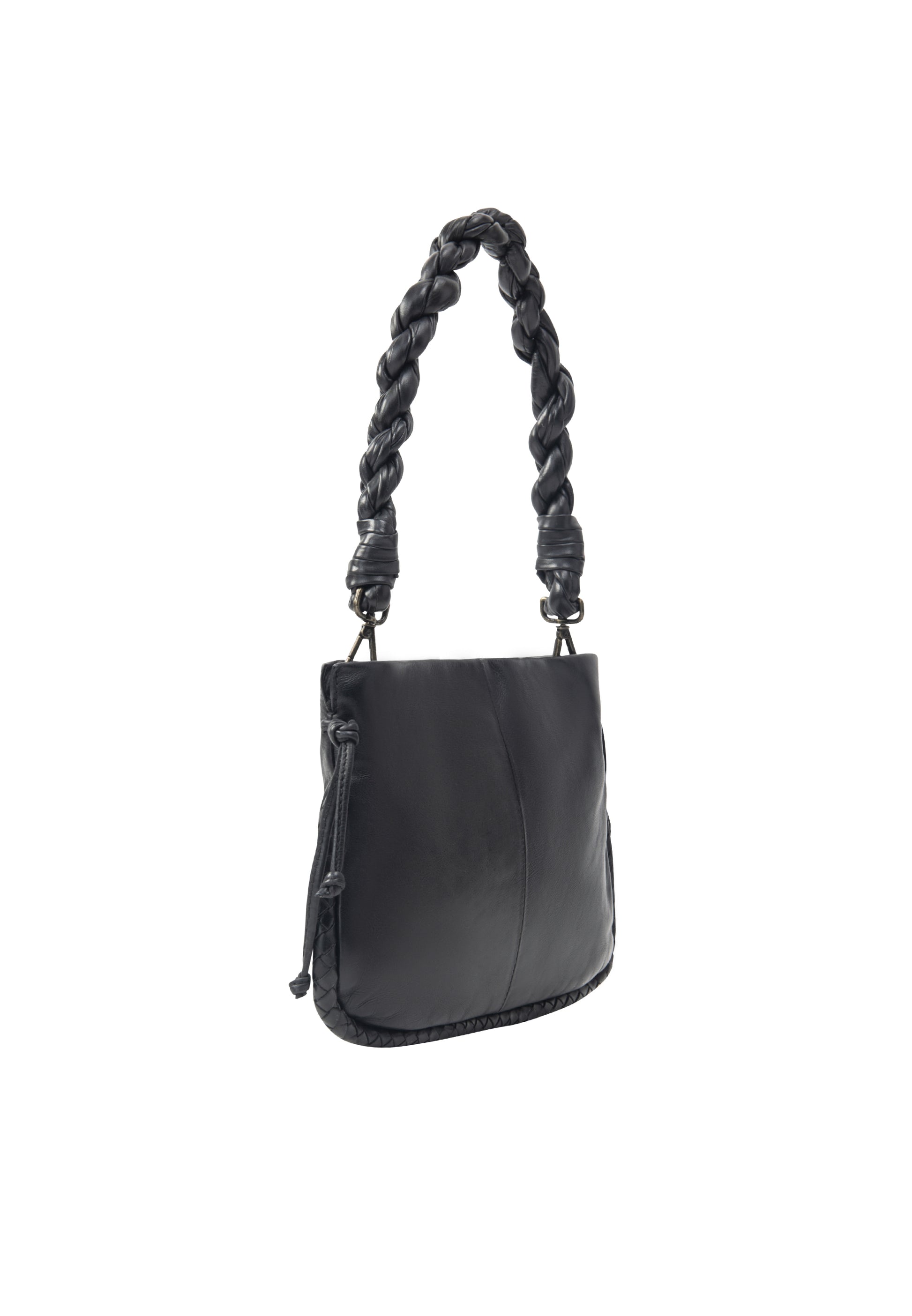 DreiMaster Vintage Women's Schultertasche aus Leder