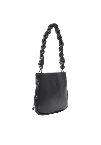 DreiMaster Vintage Women's Schultertasche aus Leder