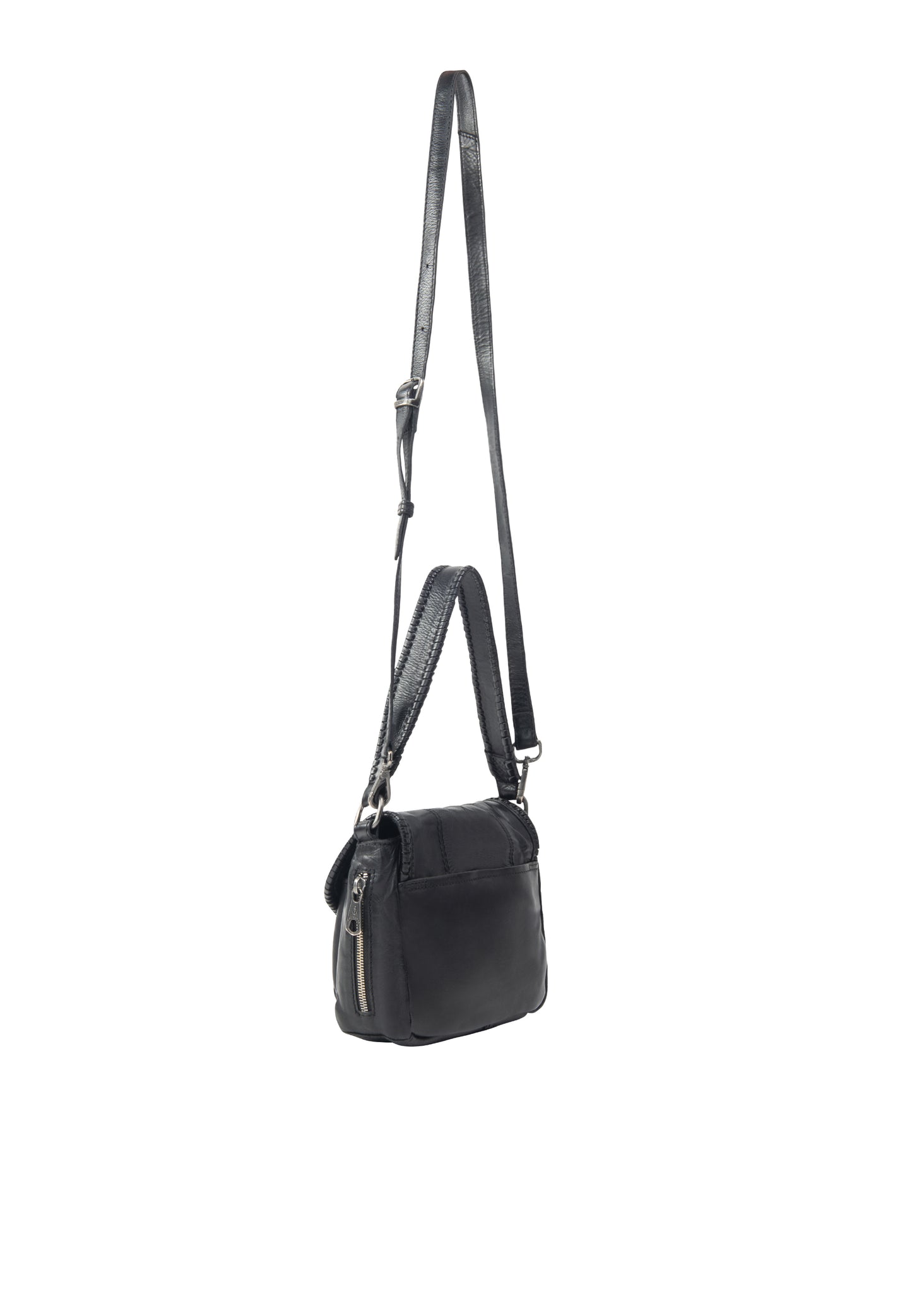DreiMaster Vintage Women's Schultertasche aus Leder