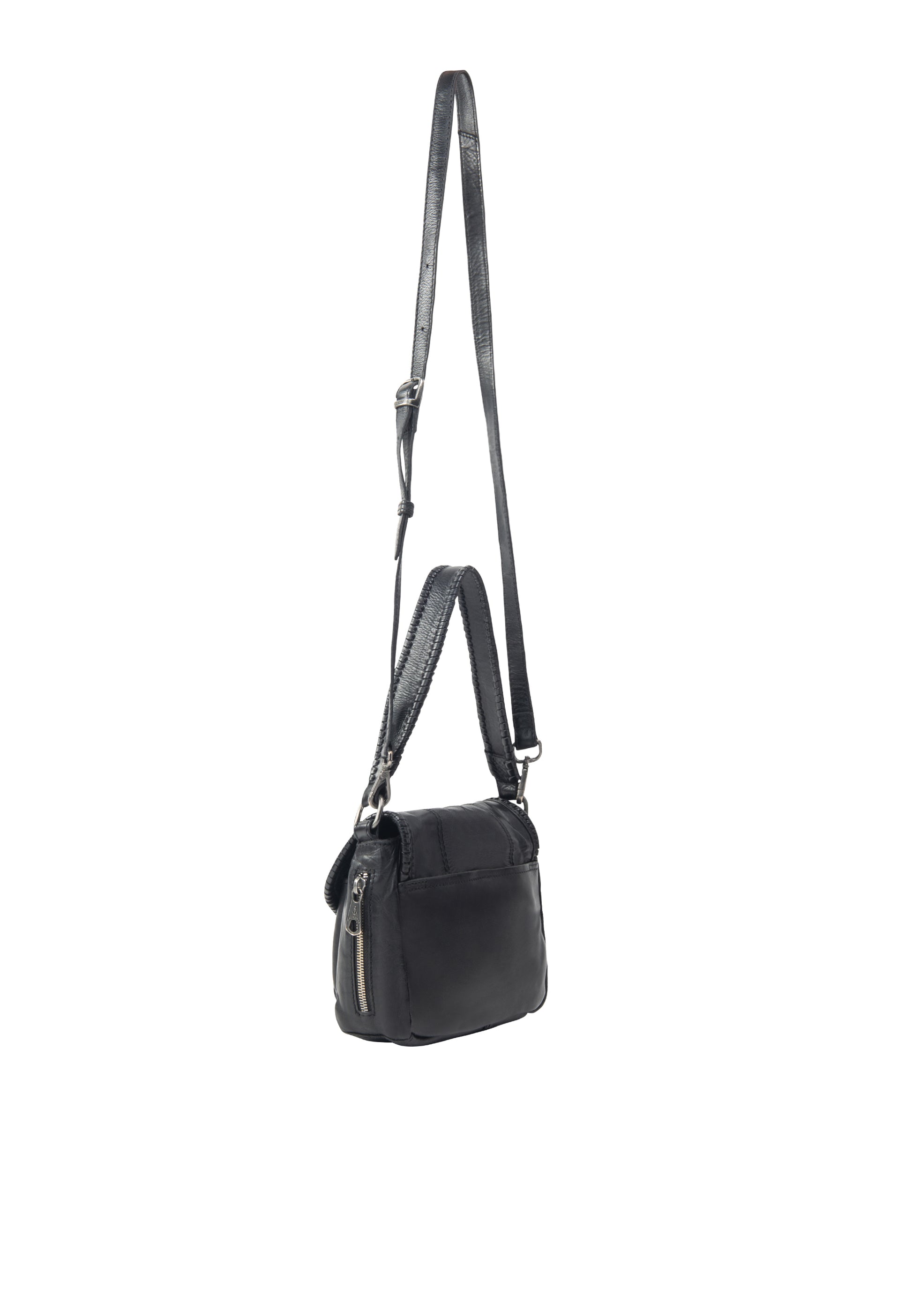 DreiMaster Vintage Women's Schultertasche aus Leder