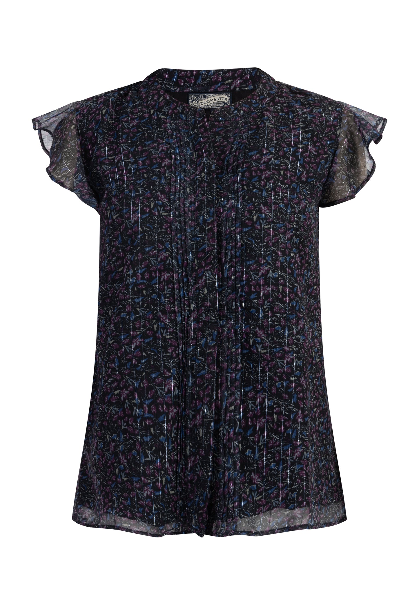 DreiMaster Vintage Women's Blouse Shirt With Ruffle Sleeves - Schmuddelwedda Shop