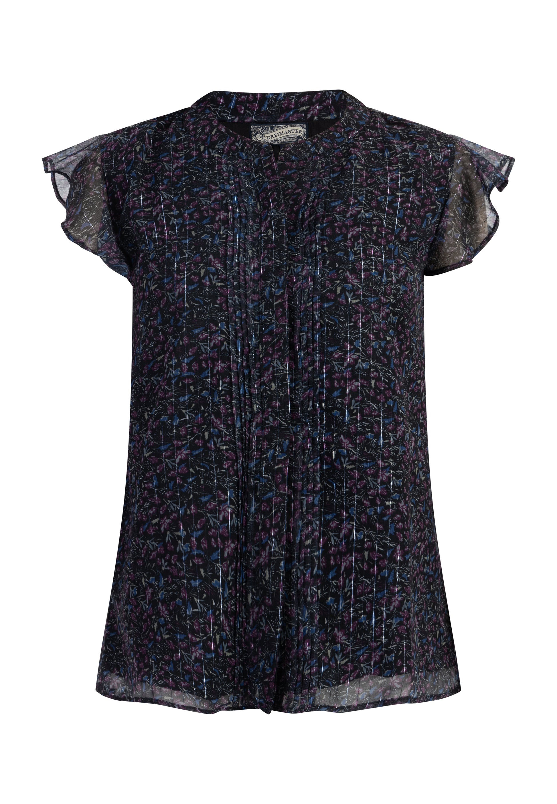 DreiMaster Vintage Women's Blouse Shirt With Ruffle Sleeves - Schmuddelwedda Shop