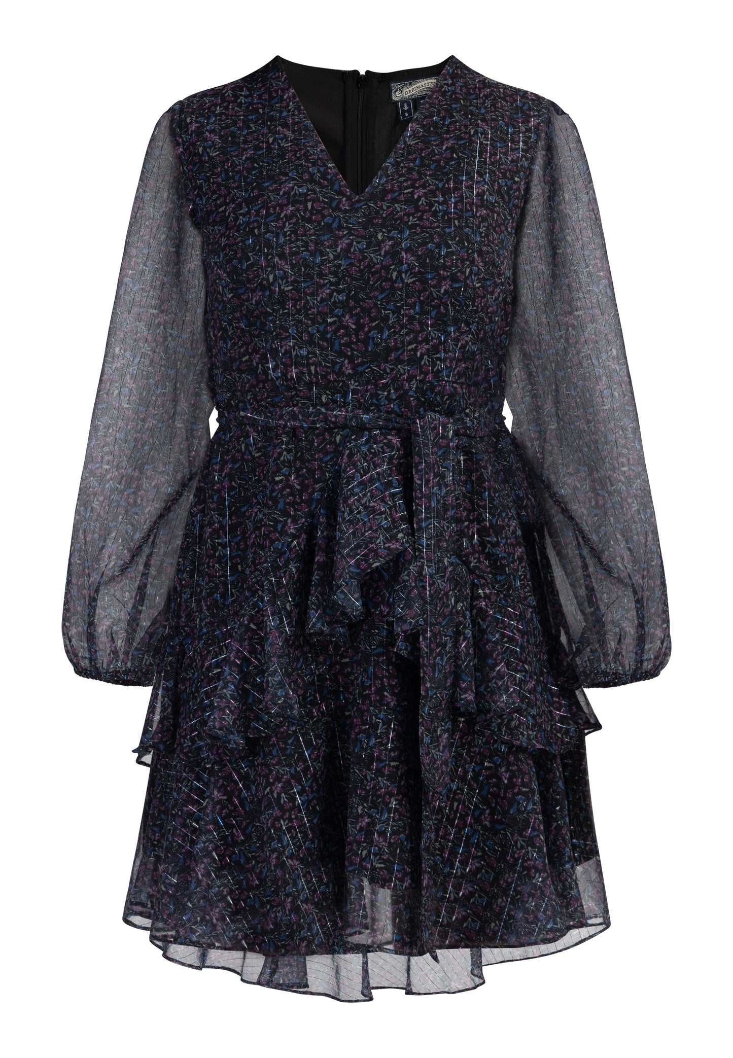 Midi Langarmkleid