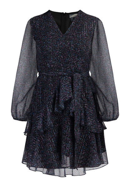 Midi Langarmkleid