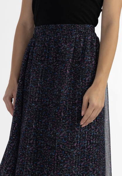 DreiMaster Vintage Women's Midirock mit Blütenprint bridgeport