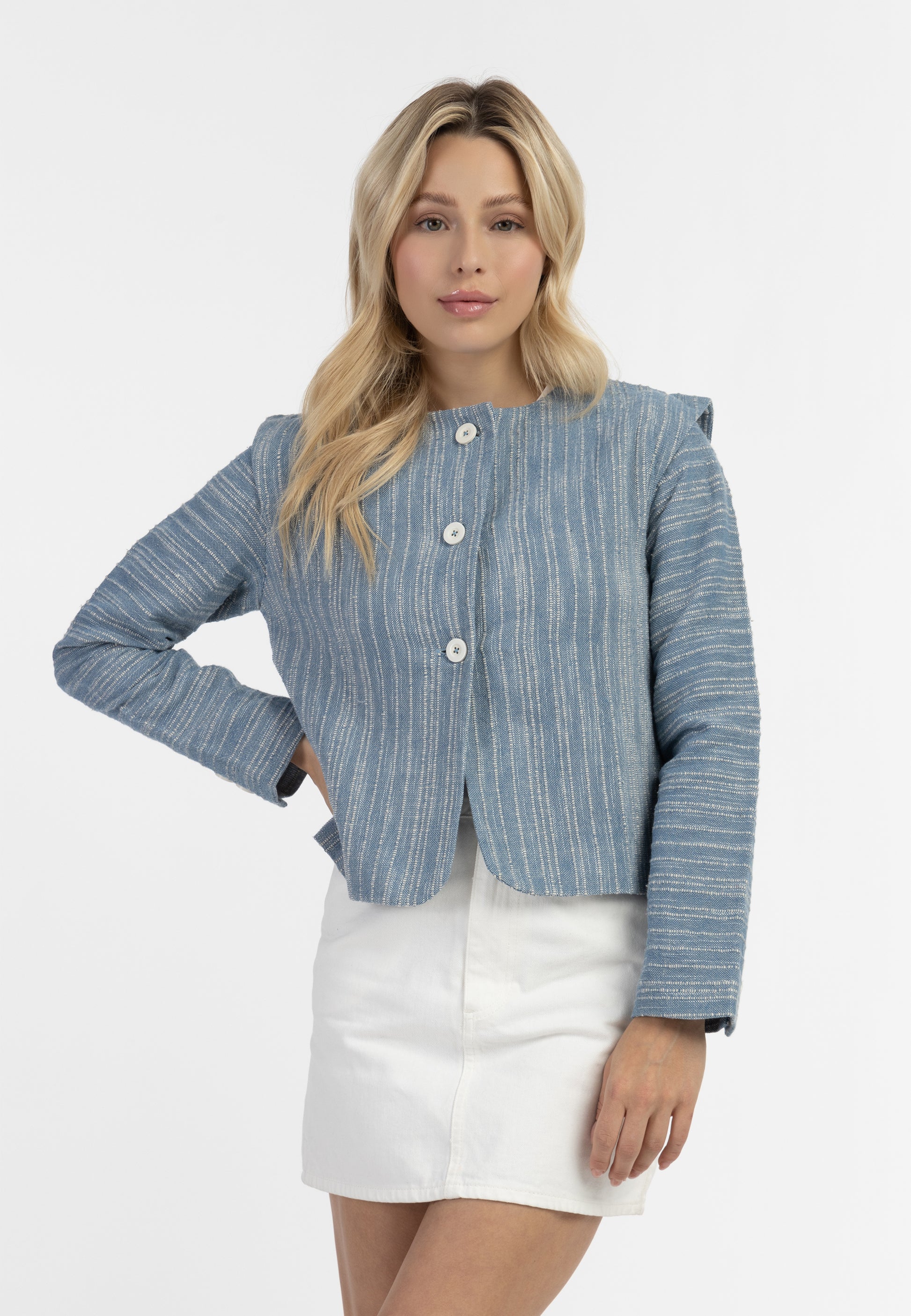 Kurze Blazerjacke