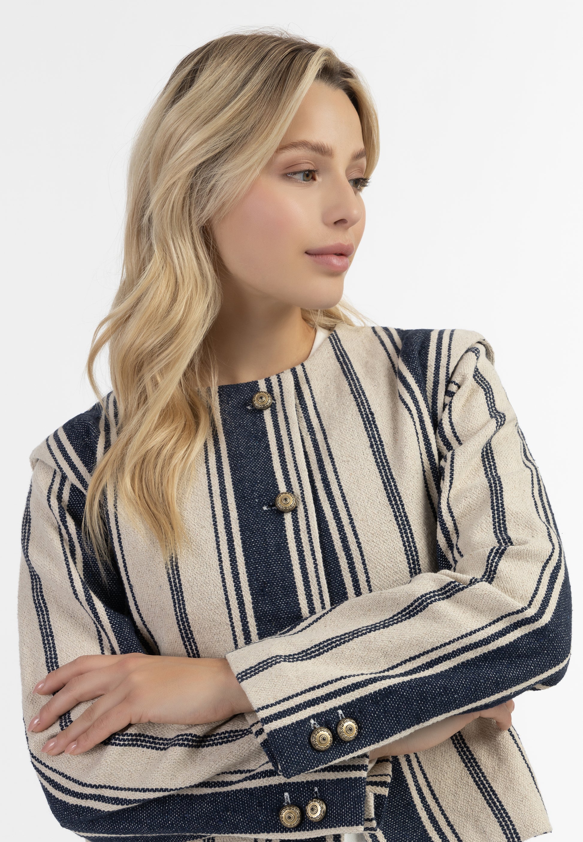 DreiMaster Vintage Damen-Kurzblazer Imane