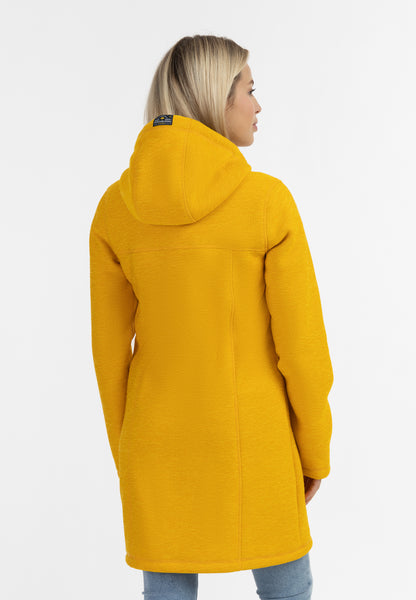 Schmuddelwedda Damen Strickfleece-Dufflecoat