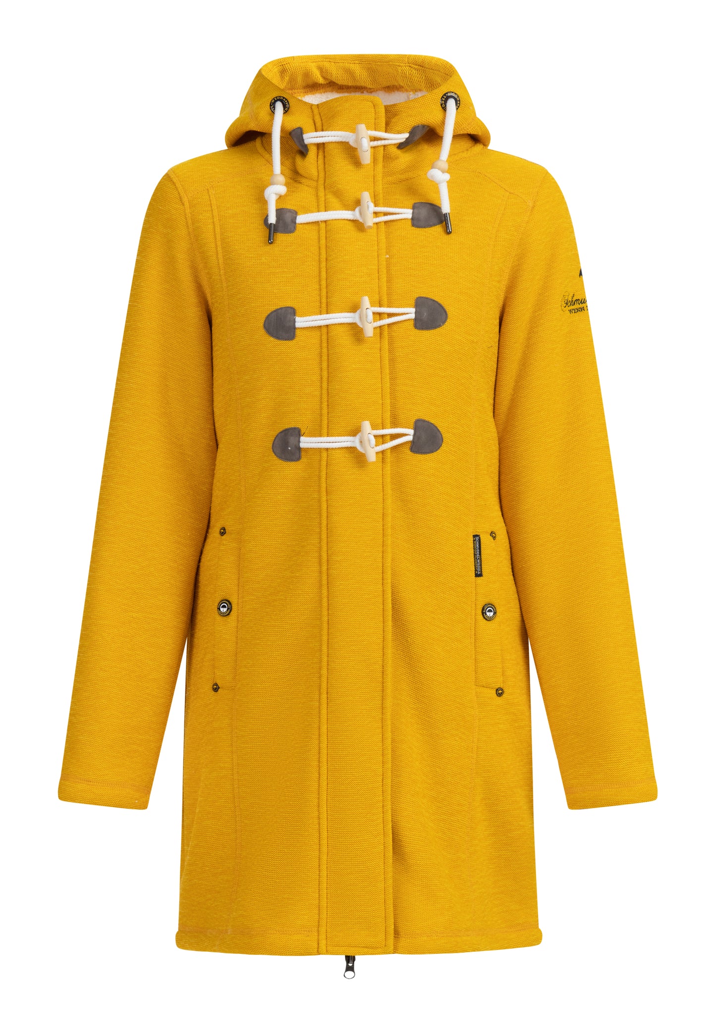 Schmuddelwedda Women's Knit Fleece Duffle Coat Schmuddelwedda