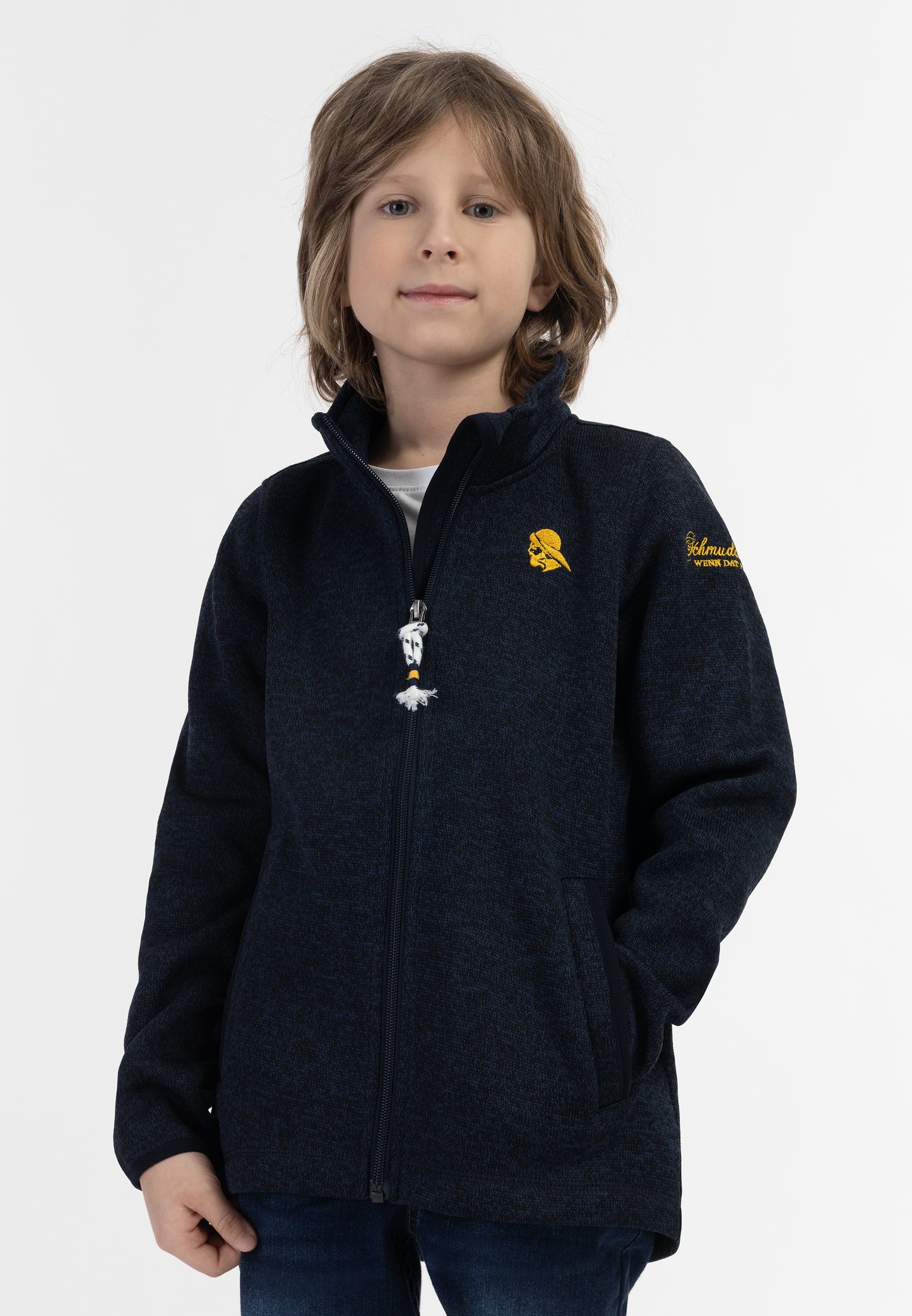 Schmuddelwedda  Knitted Fleece Jacket For Children