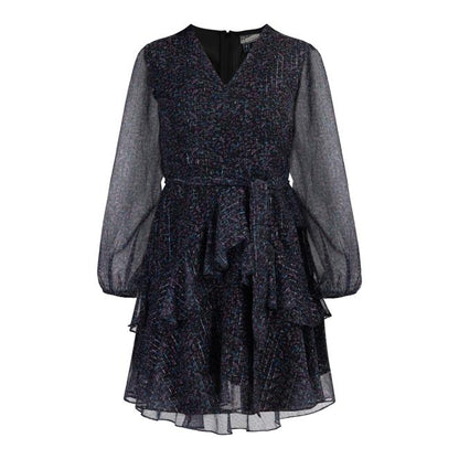 Midi Langarmkleid