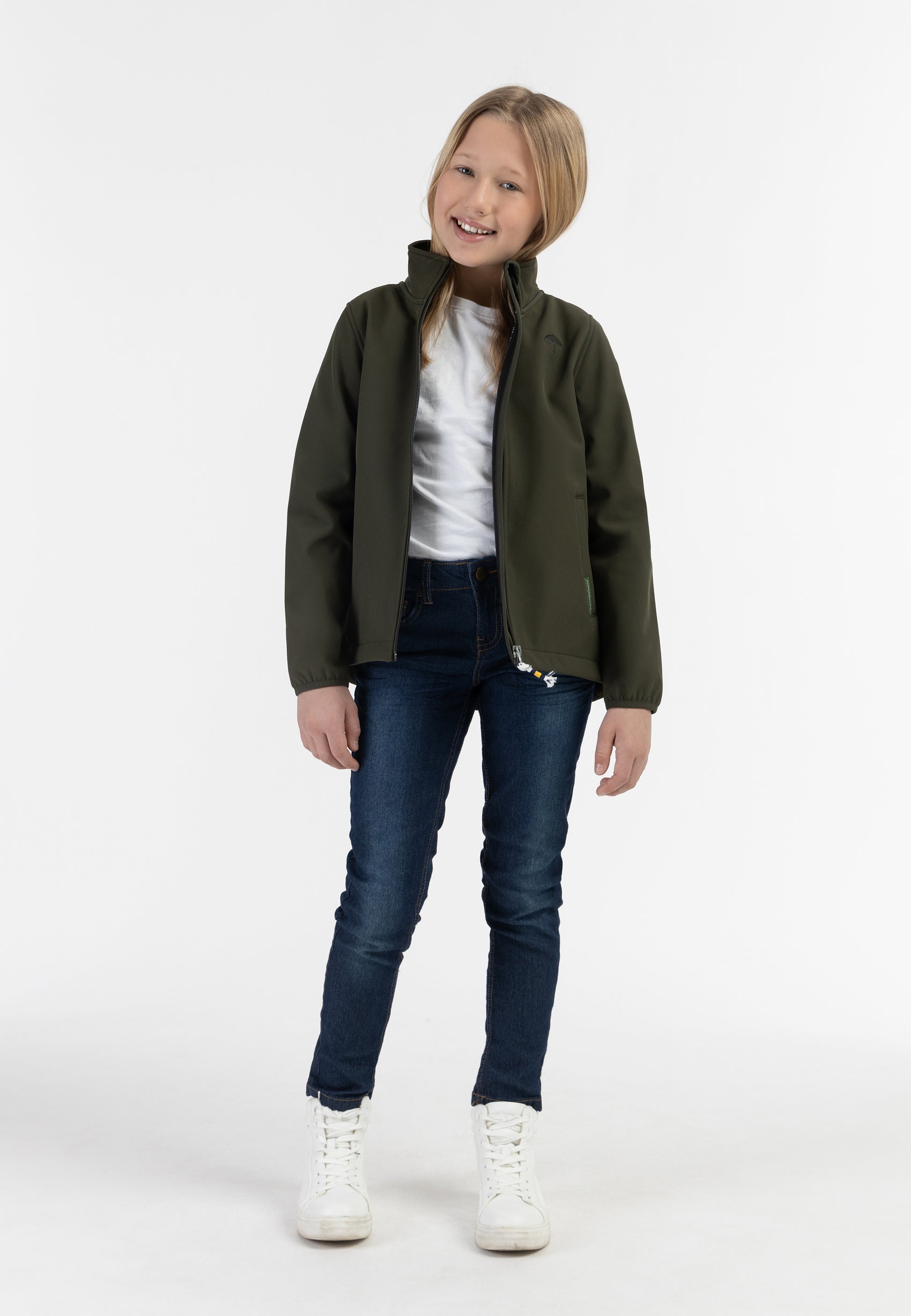 Softshelljacke – recyceltes Material