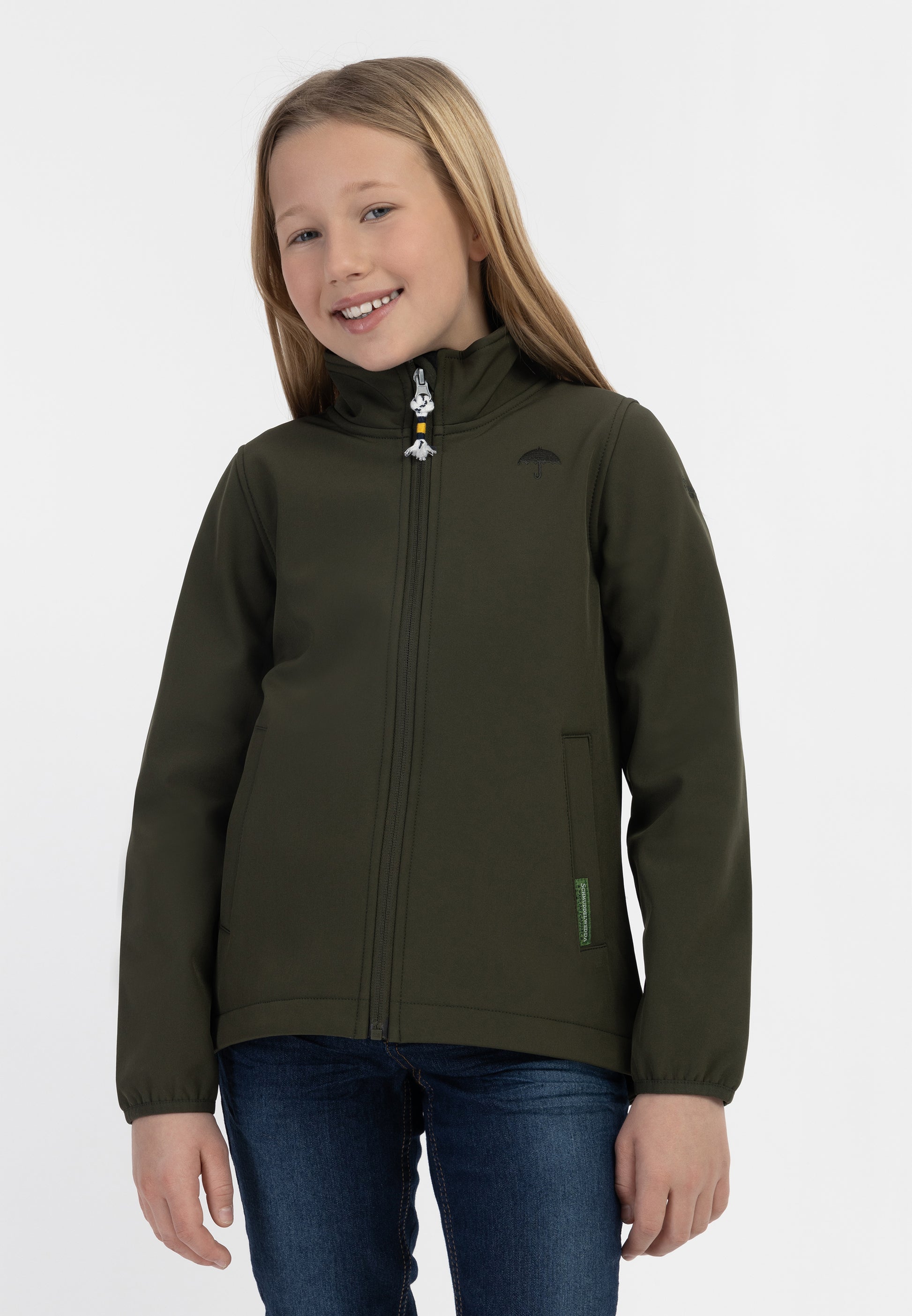 Softshelljacke – recyceltes Material