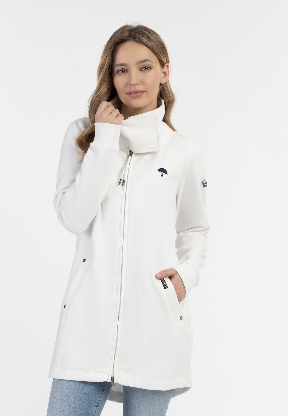 Schmuddelwedda Damen Lange Sweatjacke