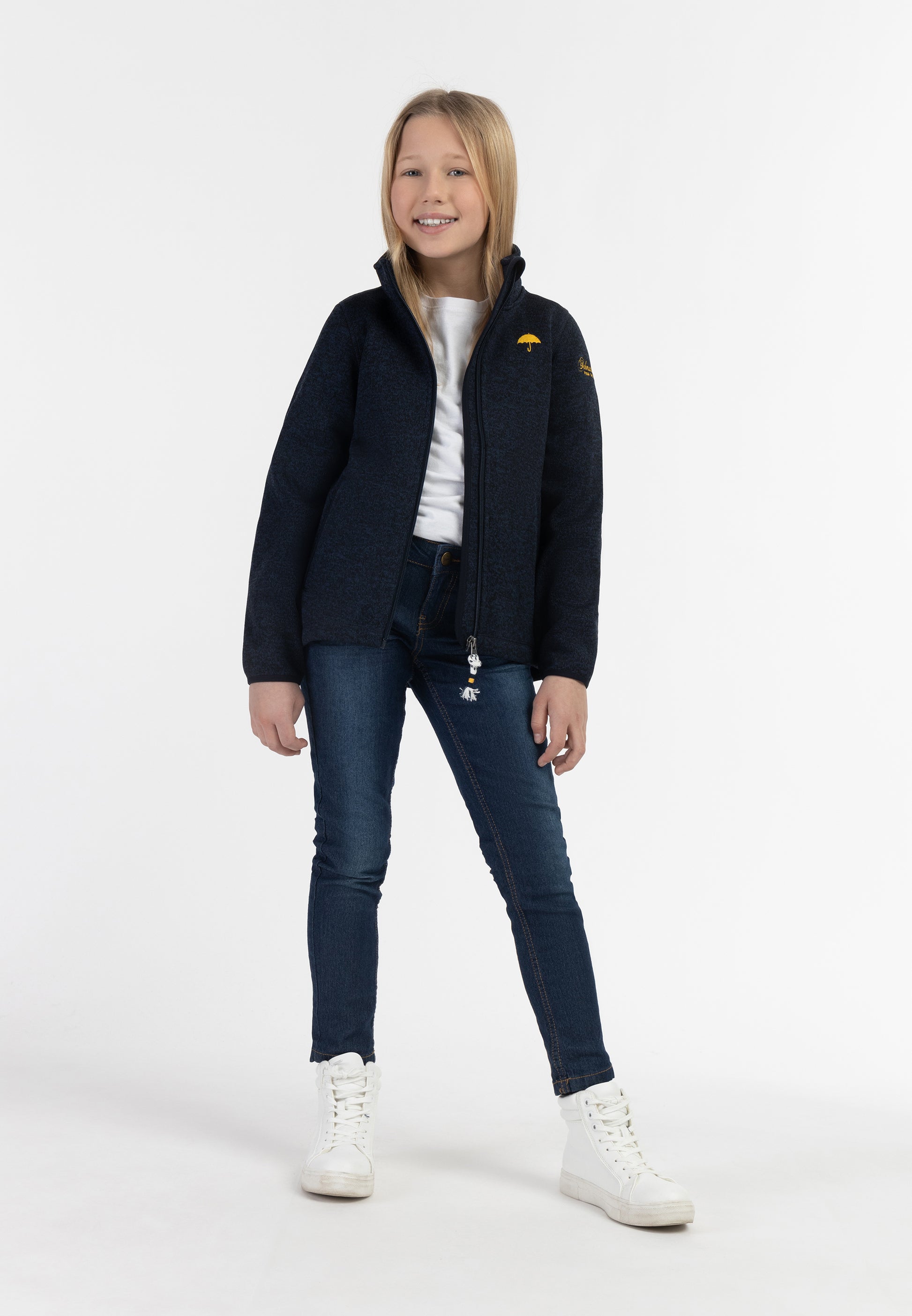 Schmuddelwedda Strick-Fleecejacke