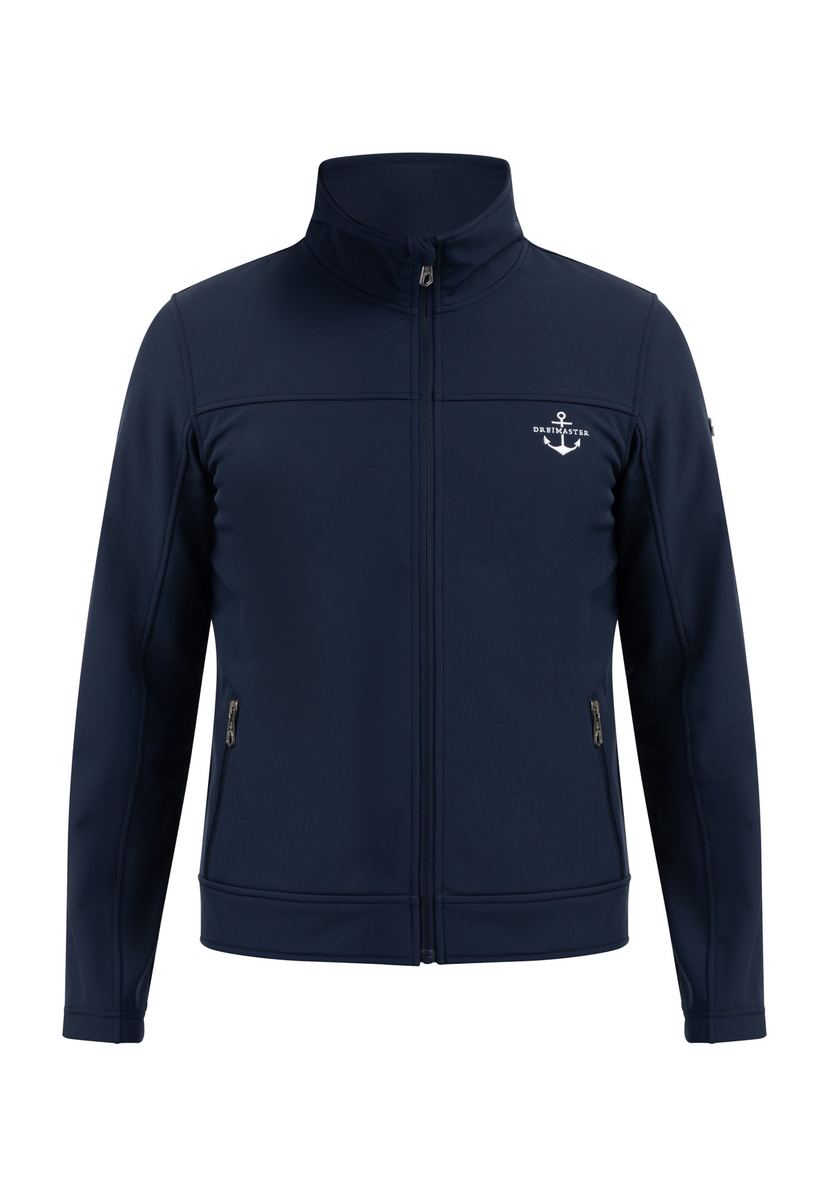 DreiMaster Maritim Herren-Softshelljacke – recyceltes Material