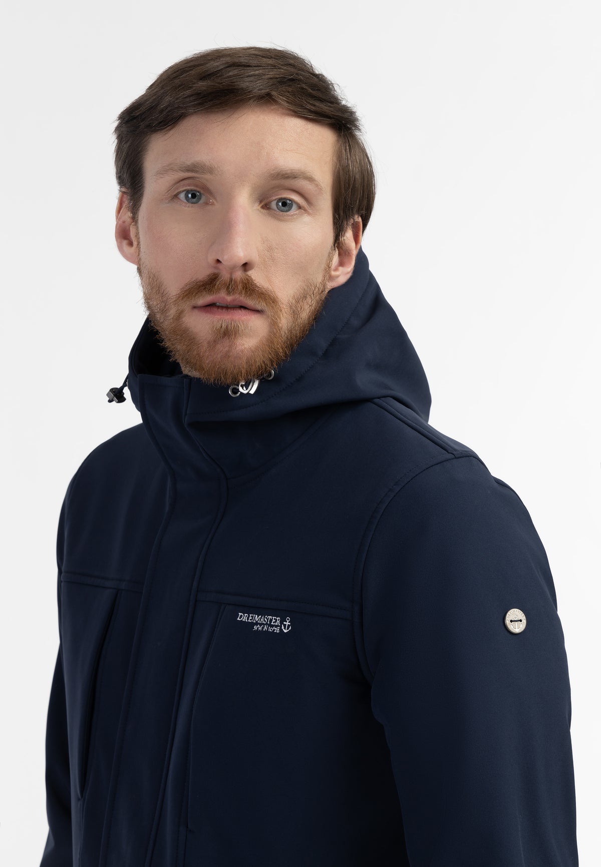 DreiMaster Maritim Men's Softshelljacke - recyceltes Material