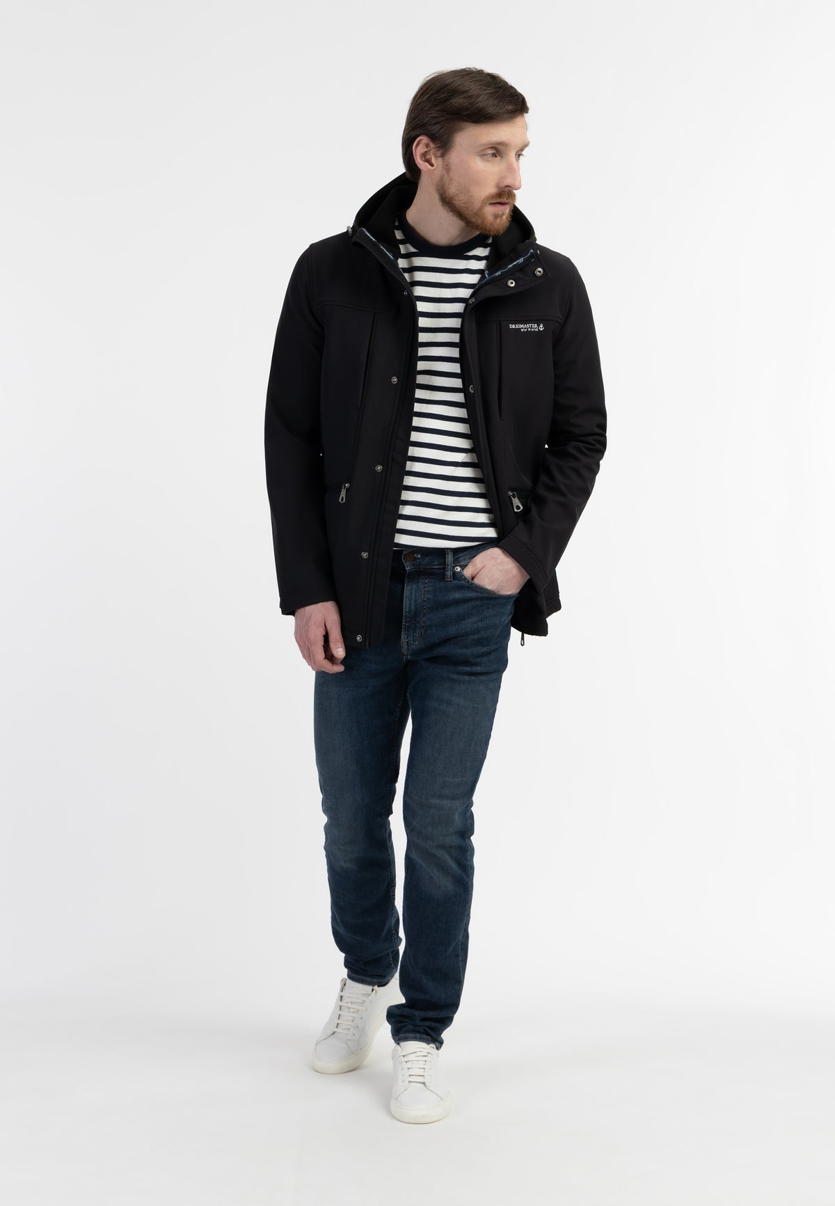 DreiMaster Maritim Men's Softshelljacke - recyceltes Material