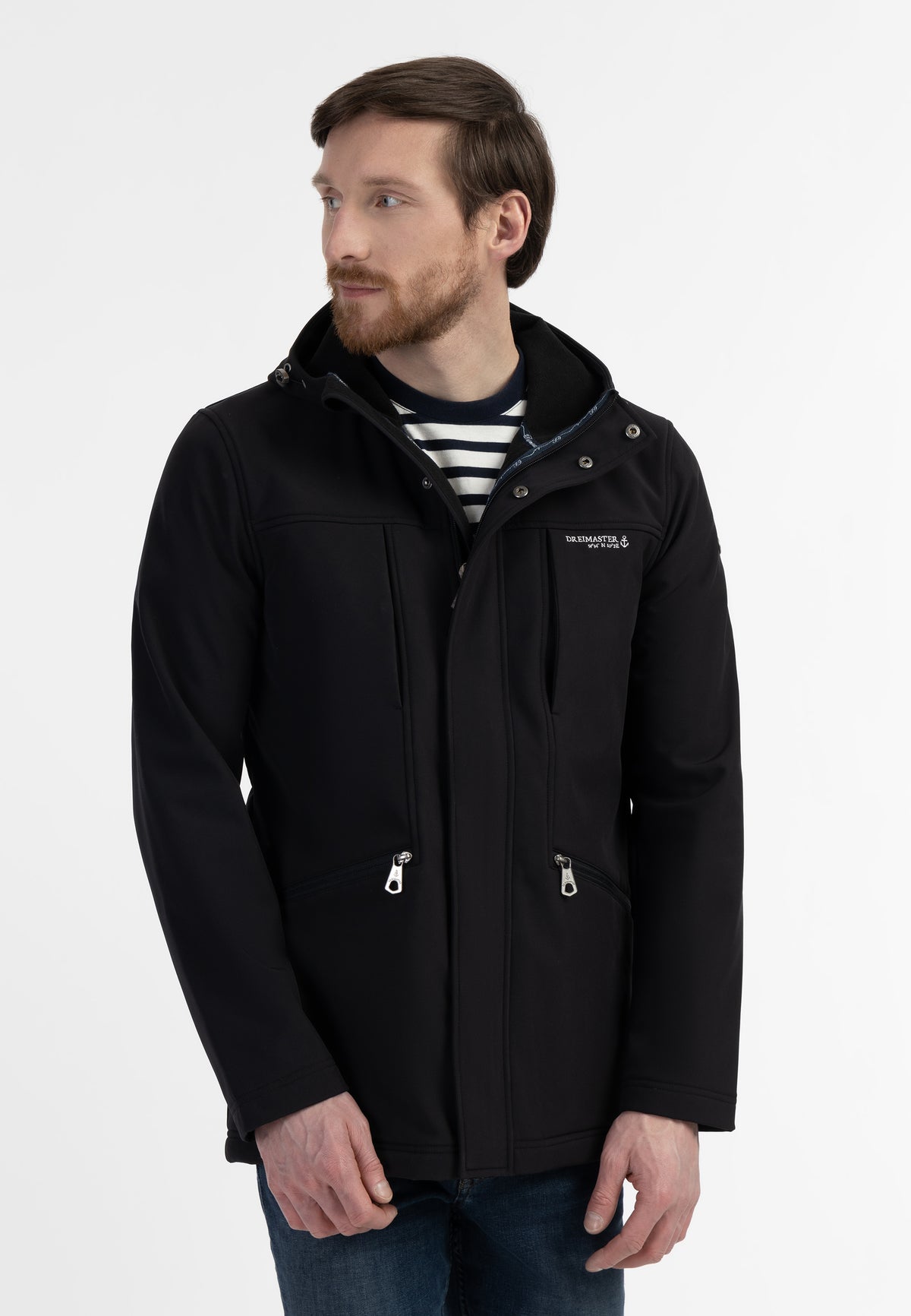 DreiMaster Maritim Men's Softshelljacke - recyceltes Material