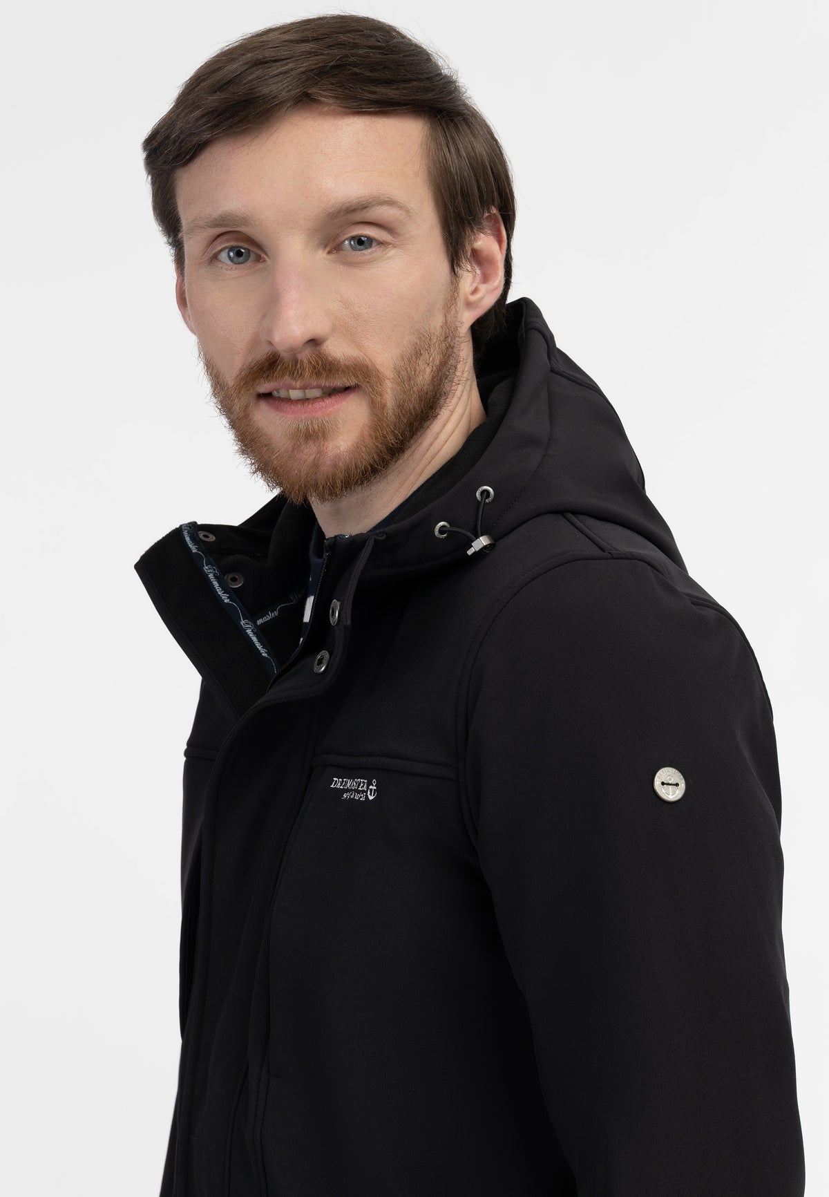 DreiMaster Maritim Men's Softshelljacke - recyceltes Material