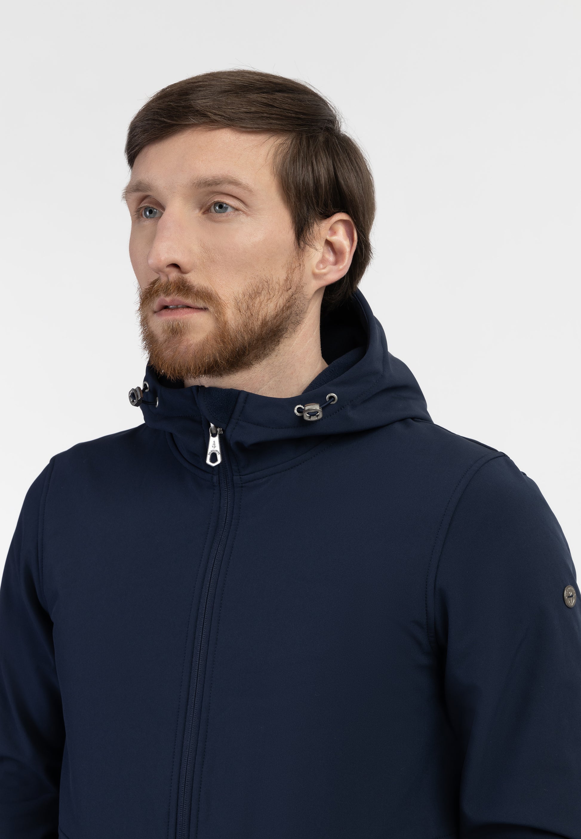 Softshelljacke – recyceltes Material