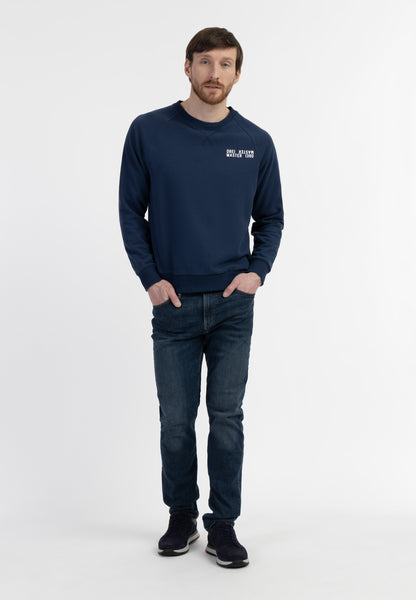 DreiMaster Maritim Herren Sweatshirt mit Rundhalsausschnitt