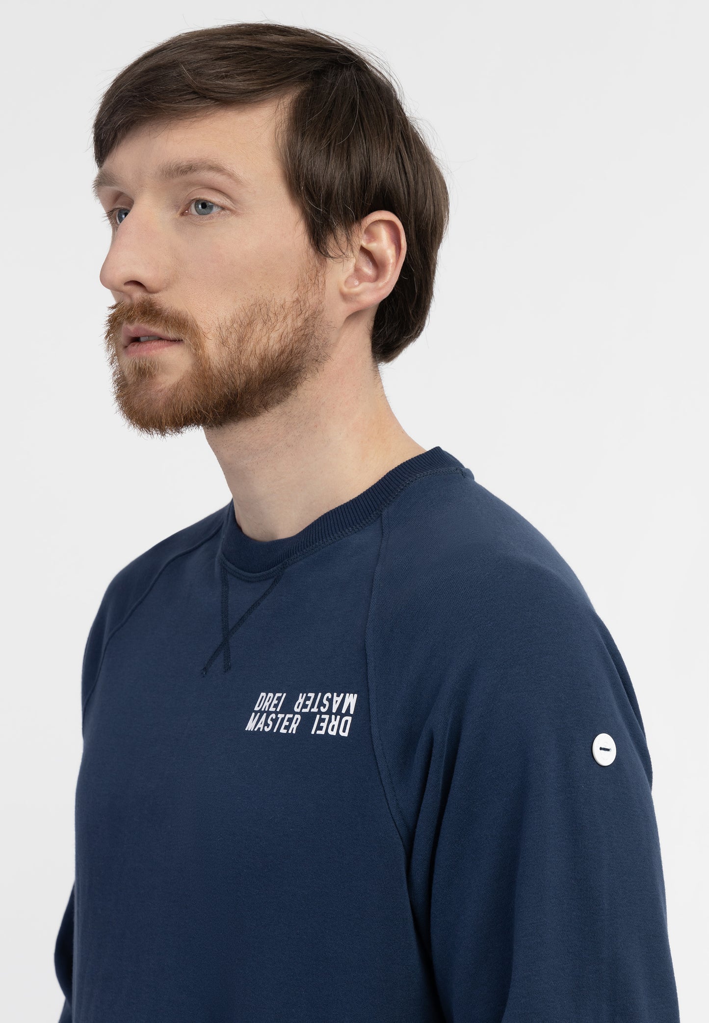 DreiMaster Maritim Herren Sweatshirt mit Rundhalsausschnitt