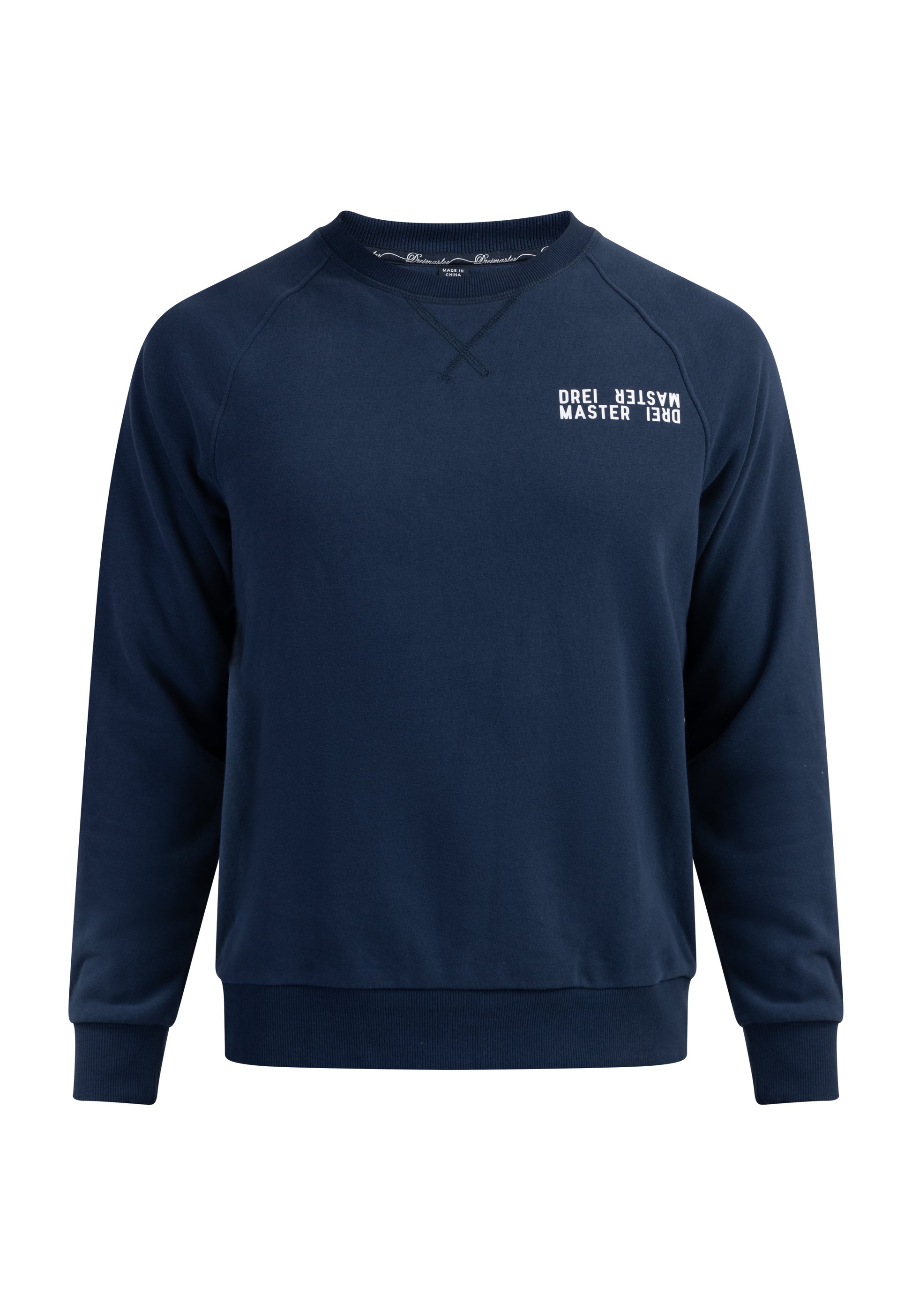 DreiMaster Maritim Herren Sweatshirt mit Rundhalsausschnitt