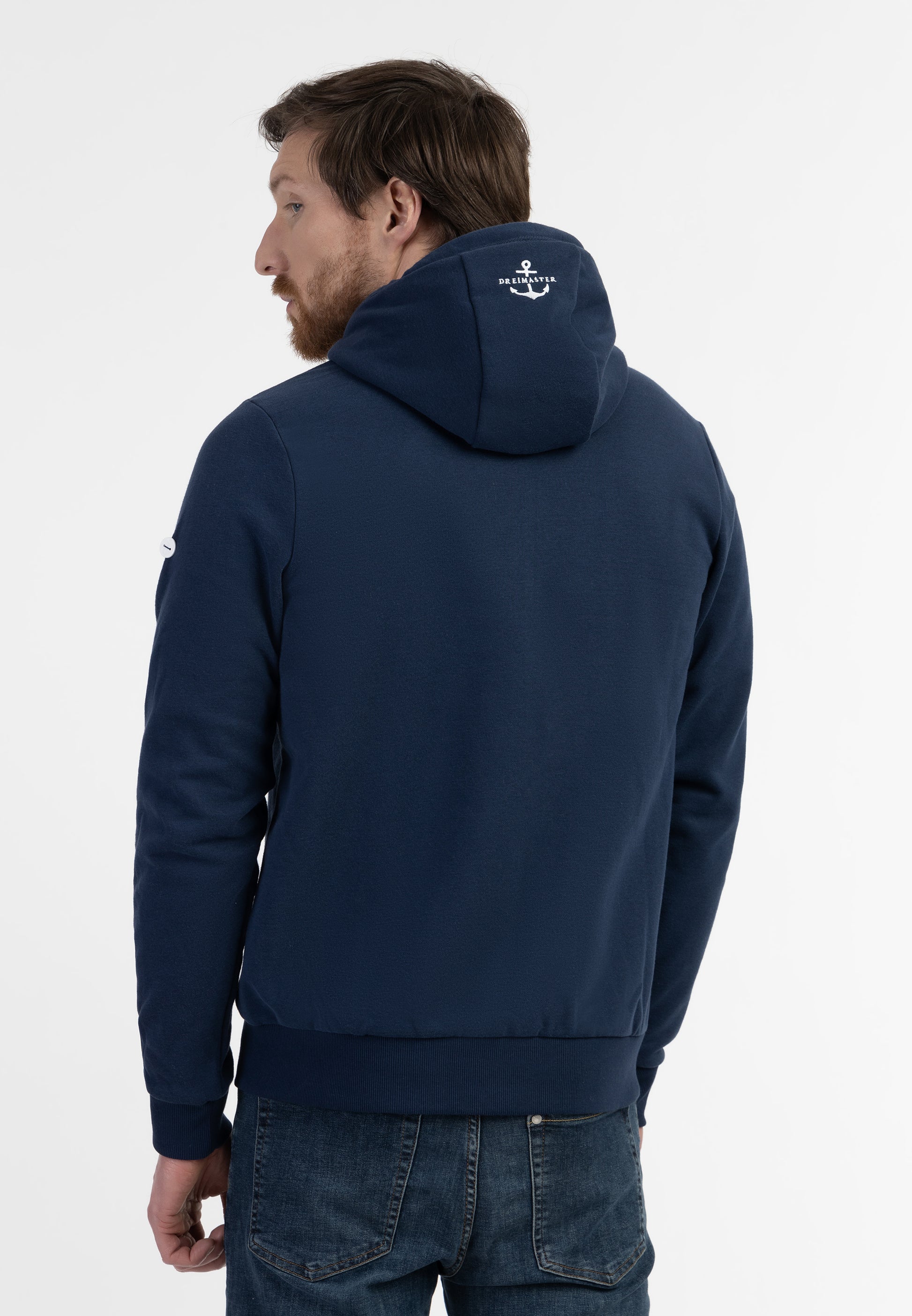 DreiMaster Maritim Herren Kapuzenjacke