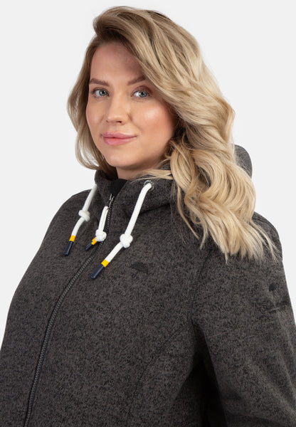 Schmuddelwedda Women's Plus Size Knitted Fleece Jacket Schmuddelwedda