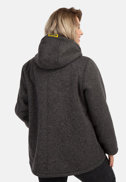 Schmuddelwedda Women's Plus Size Knitted Fleece Jacket Schmuddelwedda