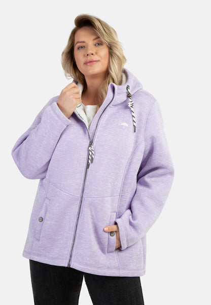 Schmuddelwedda Women's Plus Size Knitted Fleece Jacket Schmuddelwedda