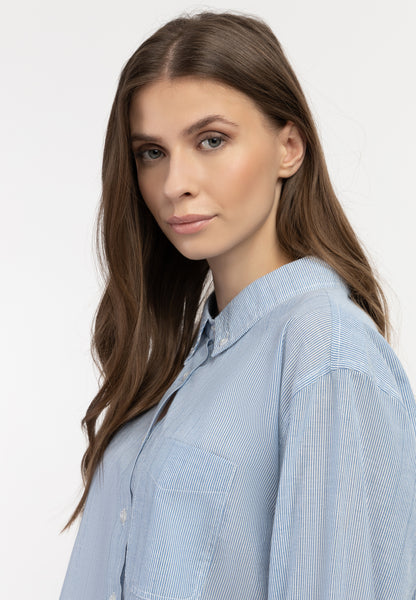 DreiMaster Vintage Damen Langarmbluse