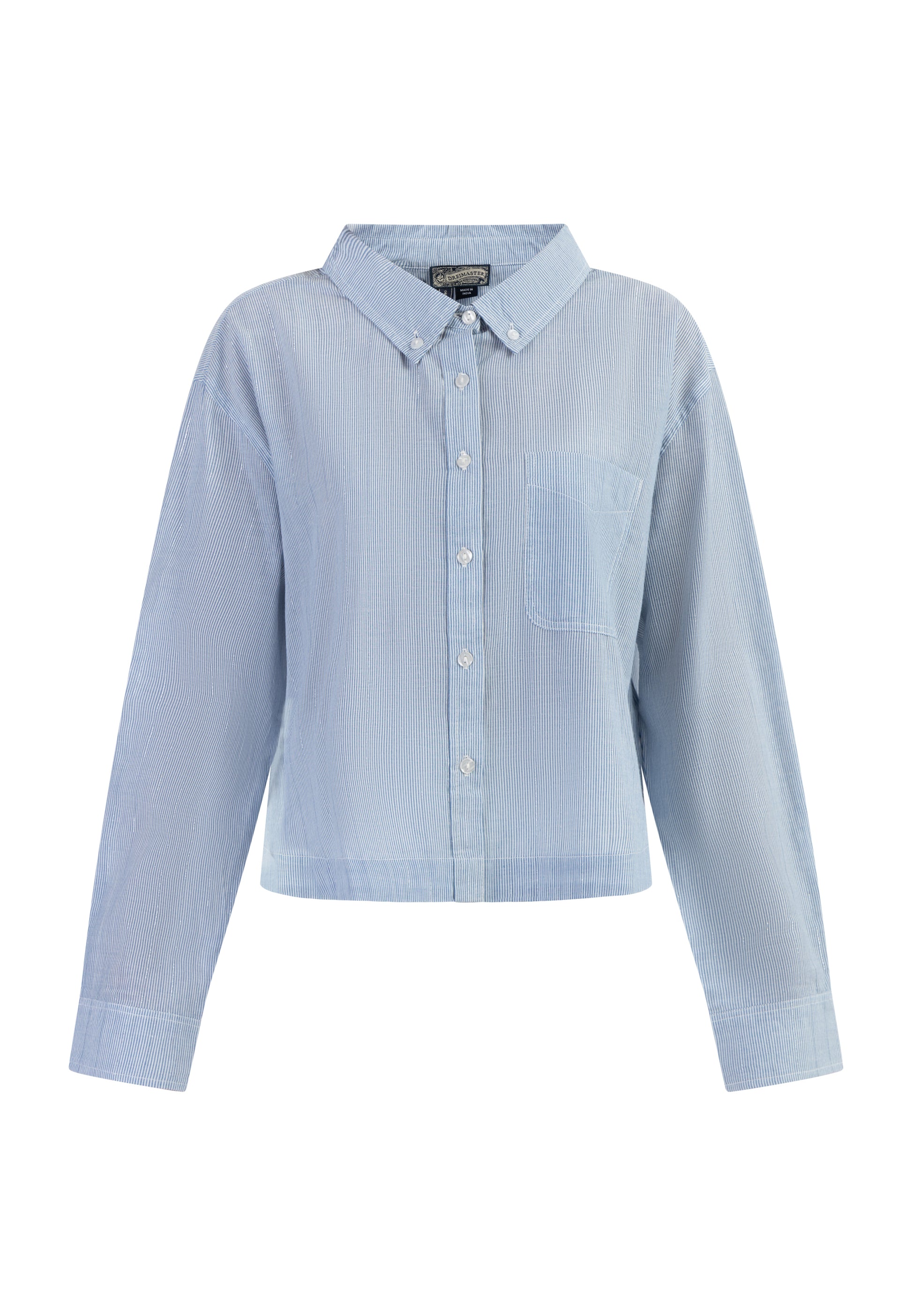 DreiMaster Vintage Damen Langarmbluse