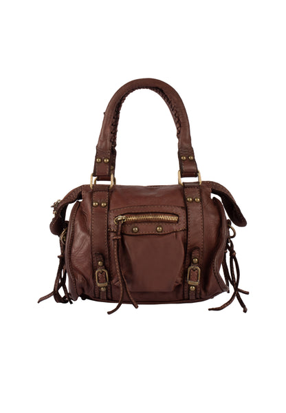 DreiMaster Vintage Damen Ledertasche