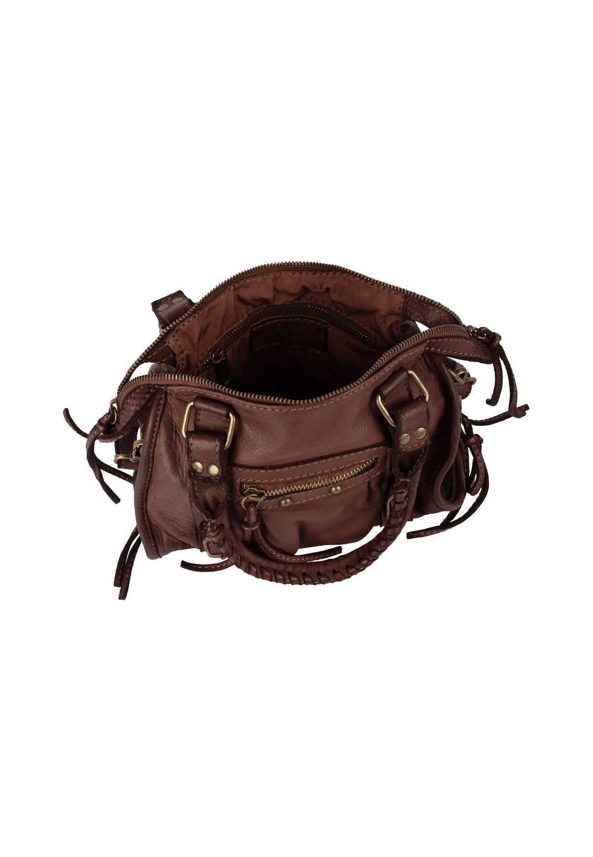 DreiMaster Vintage Damen Ledertasche
