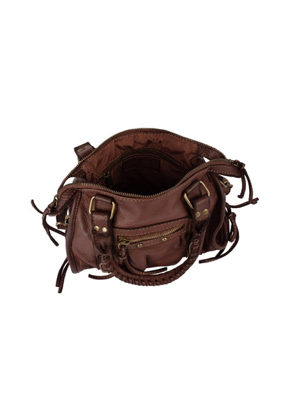 DreiMaster Vintage Damen Ledertasche