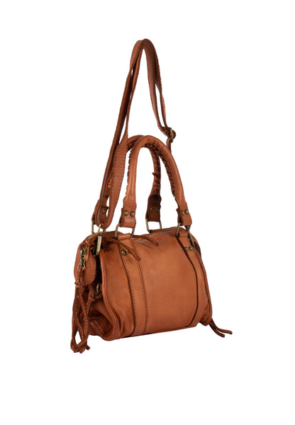 DreiMaster Vintage Damen Ledertasche