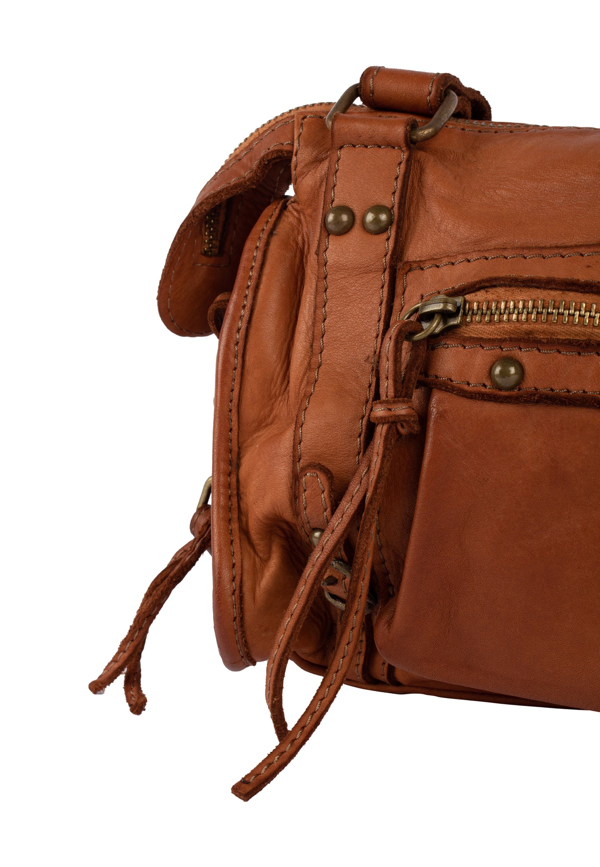 DreiMaster Vintage Damen Ledertasche