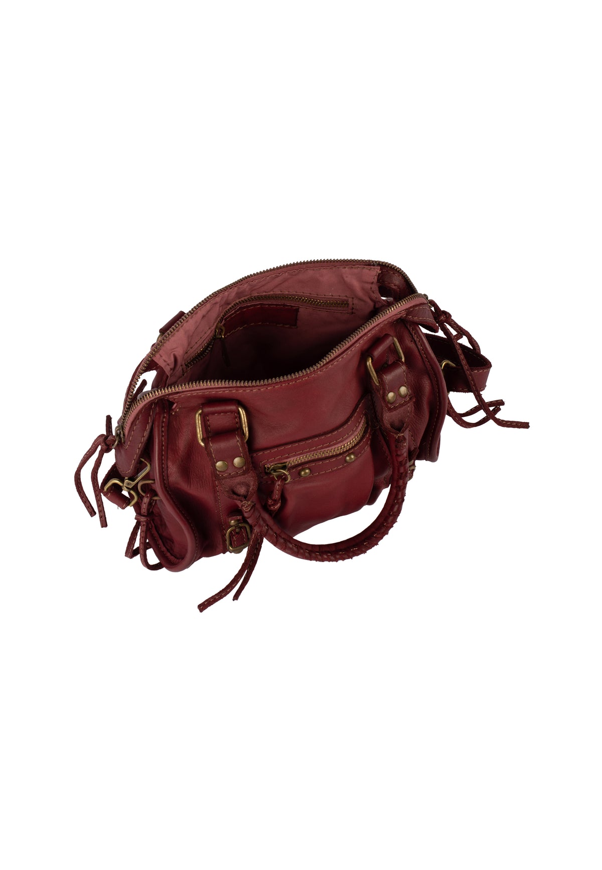 DreiMaster Vintage Damen Ledertasche