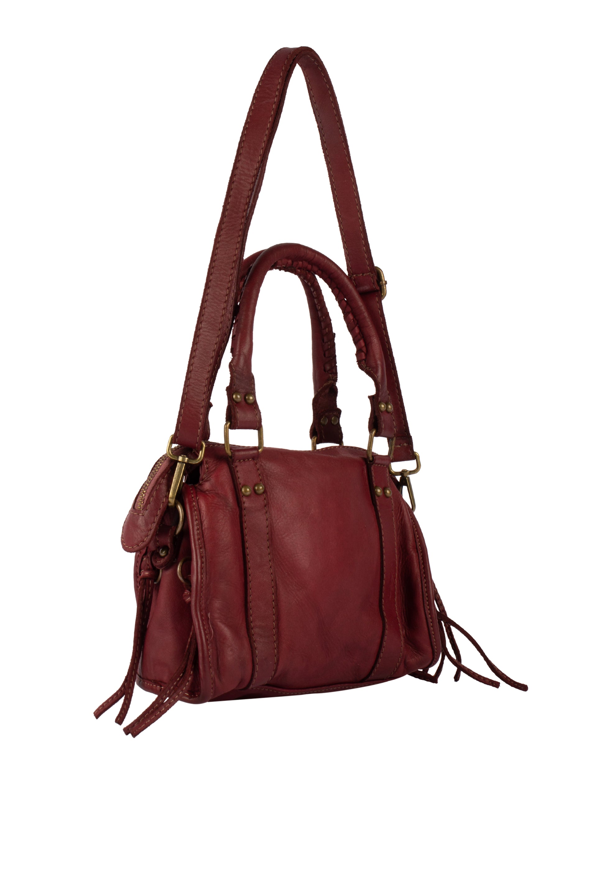 DreiMaster Vintage Damen Ledertasche