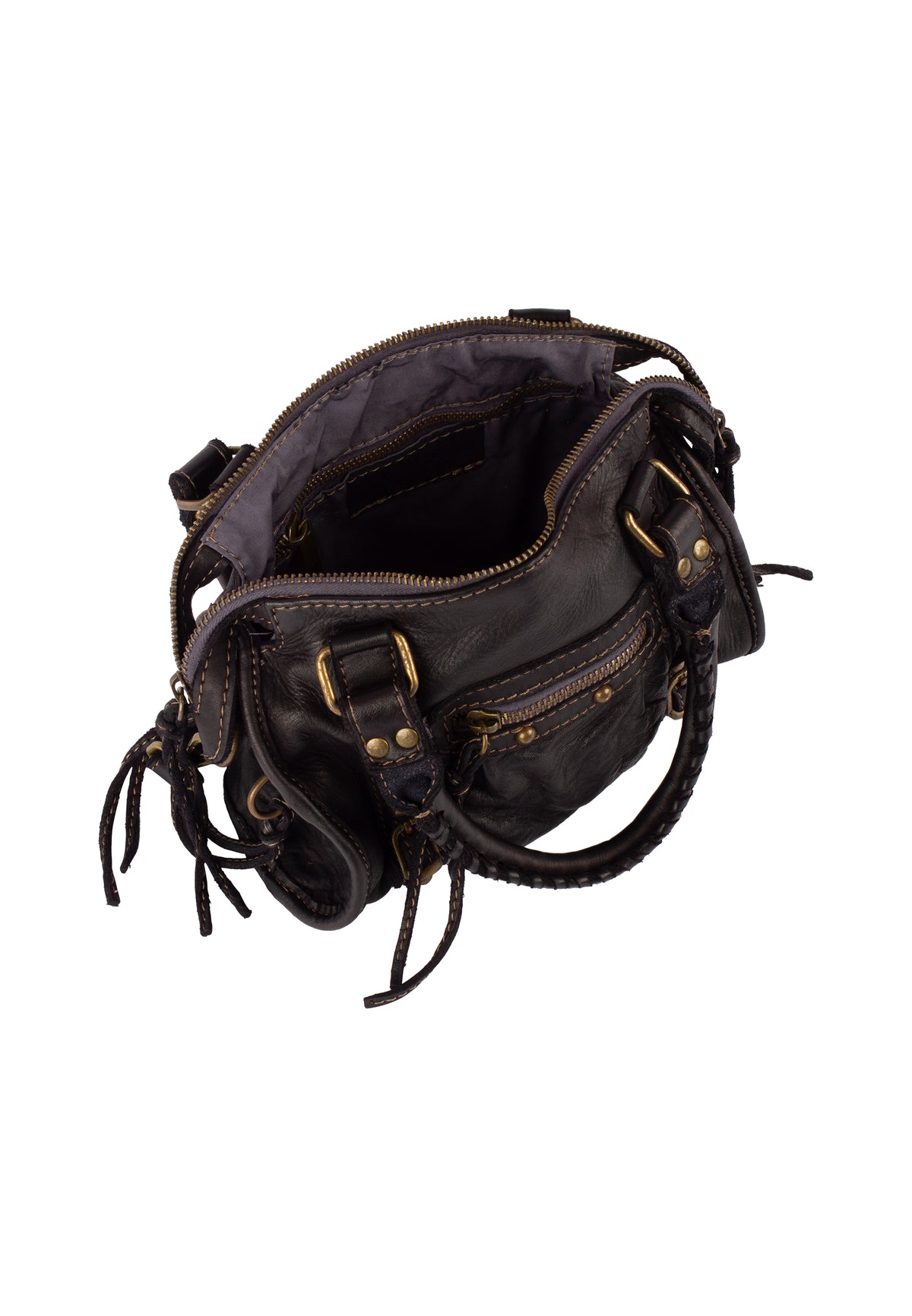 DreiMaster Vintage Damen Ledertasche