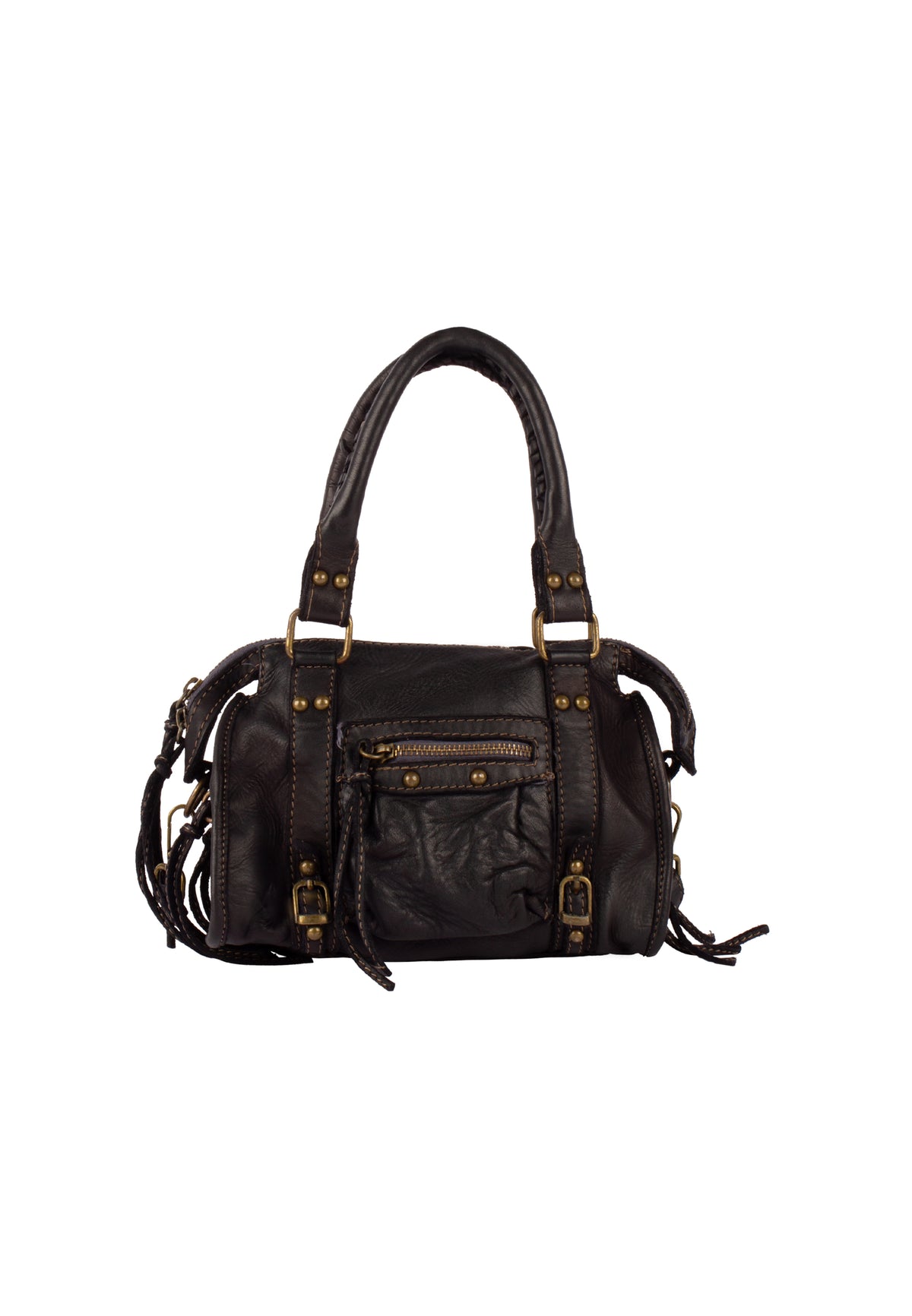 DreiMaster Vintage Damen Ledertasche